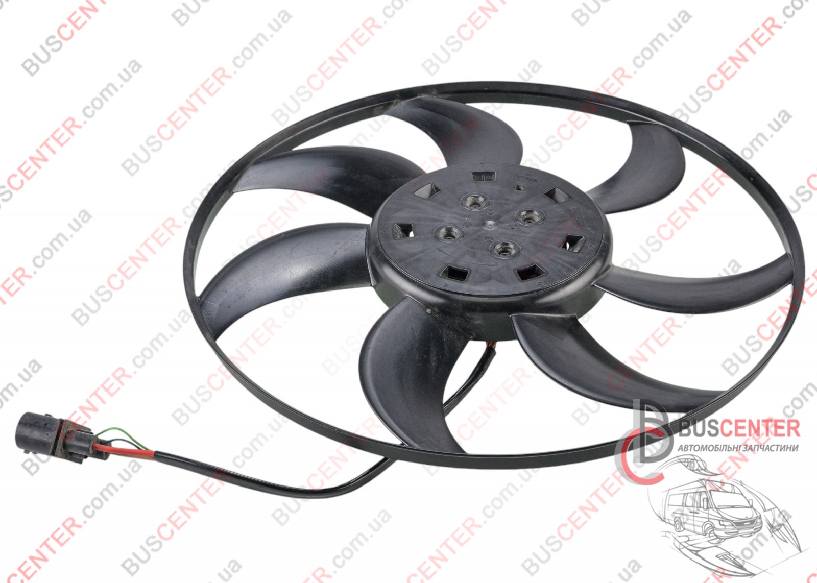 Фотография запчасти Вентилятор радиатора с моторчиком (7 лопастей)
