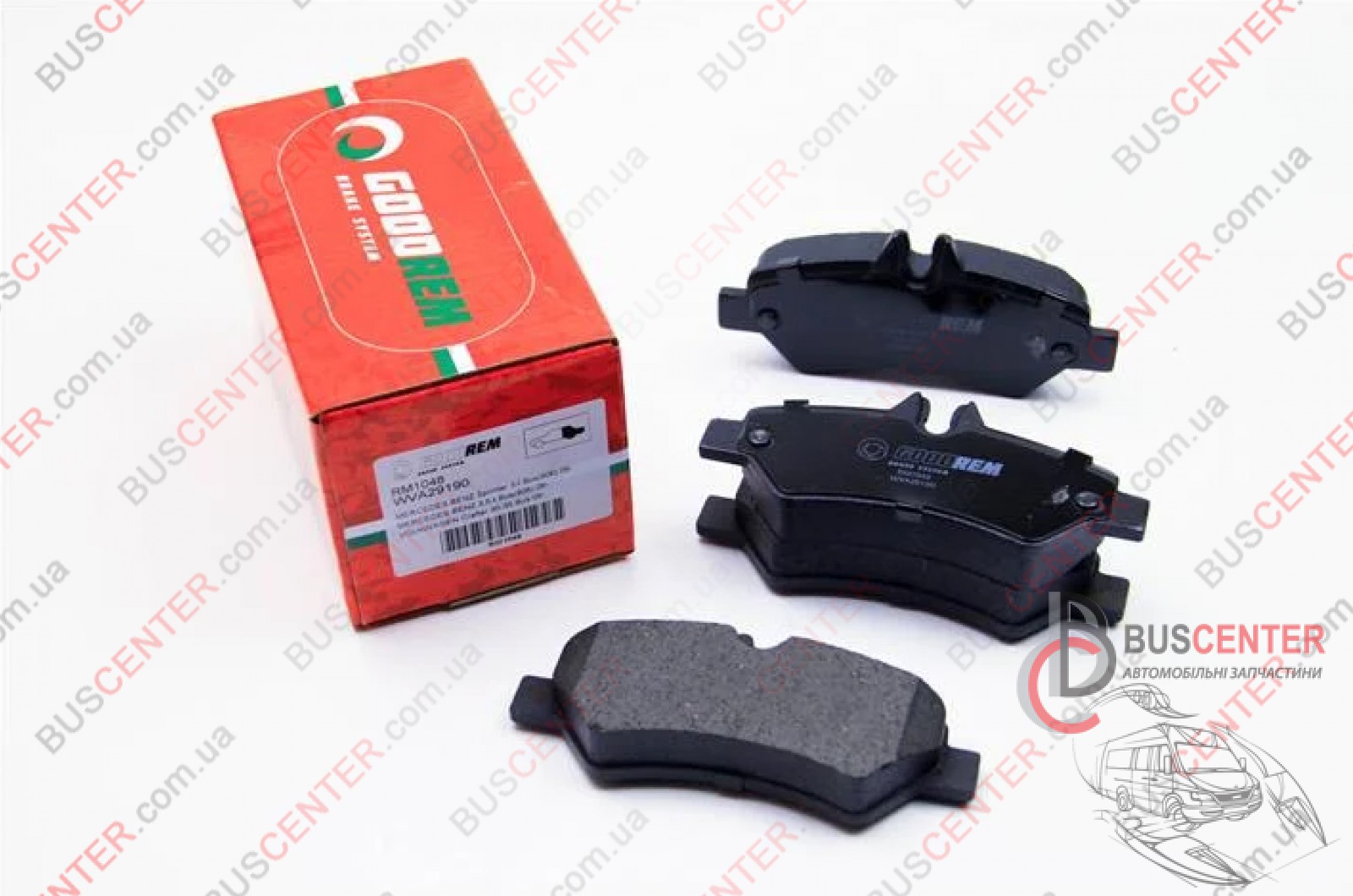 Фотография запчасти Тормозные колодки задние (209-319 CDI)