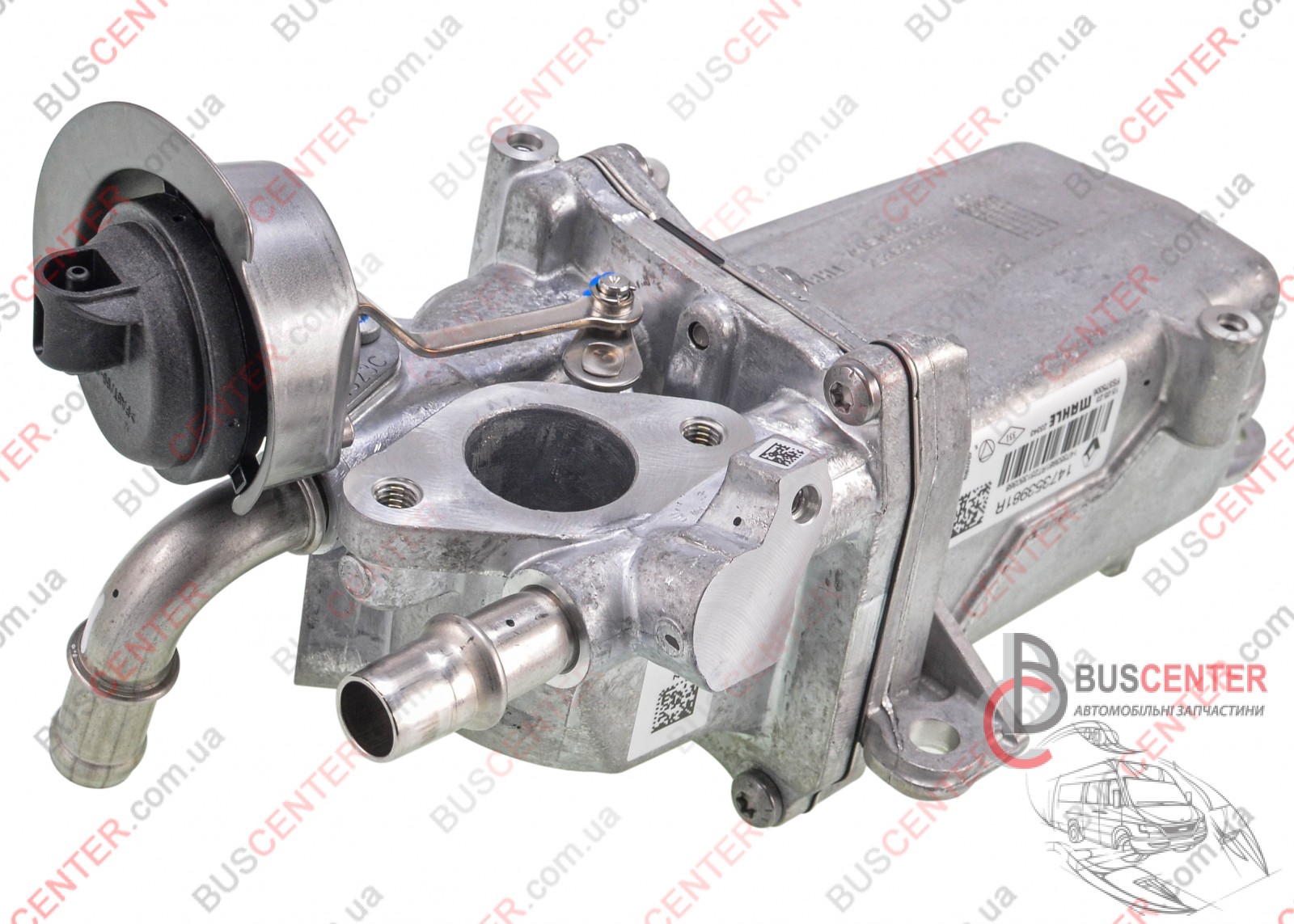 Фотография запчасти Охладитель отработанных газов с 2014 (теплообменник EGR, радиатор рециркуляции выхлопных газов)