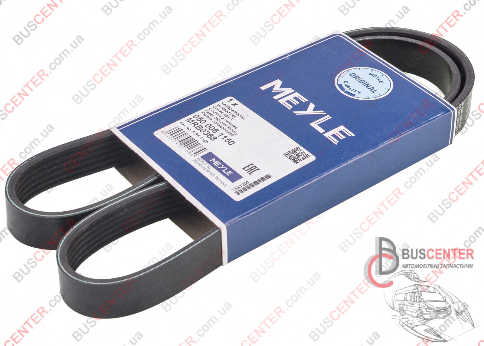 Фотография запчасти Ремень ручейковый 6 PK 1150