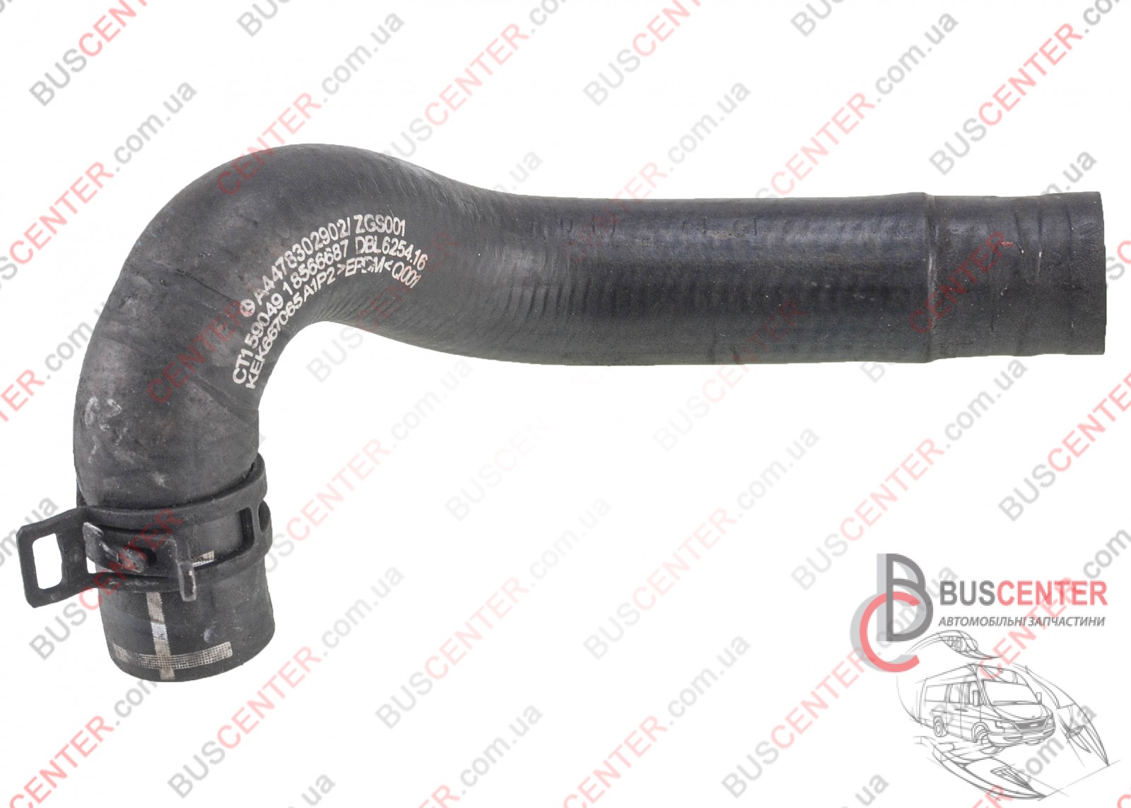 Фотографія запчастини  Патрубок автономного обігрівача салону