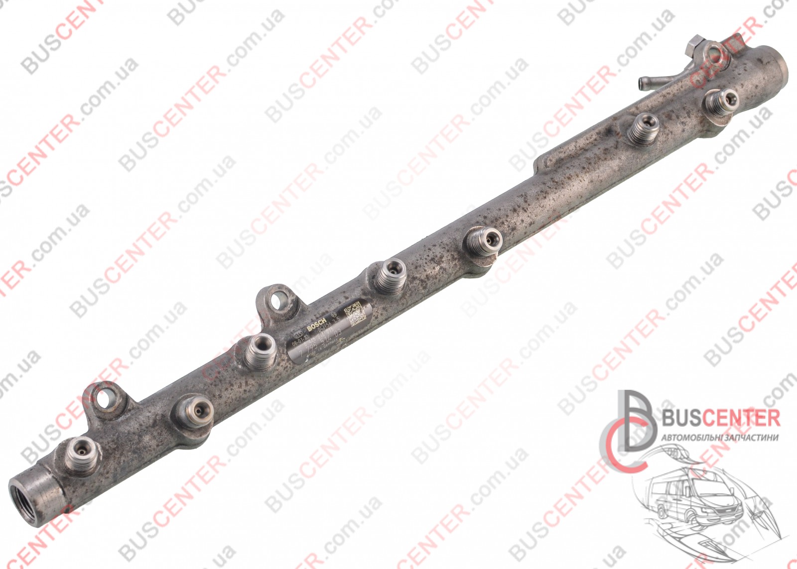 Фотография запчасти Рампа форсунок - Common Rail (топливная рейка, планка, распределитель)