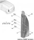 Ліхтар задній правий ляда