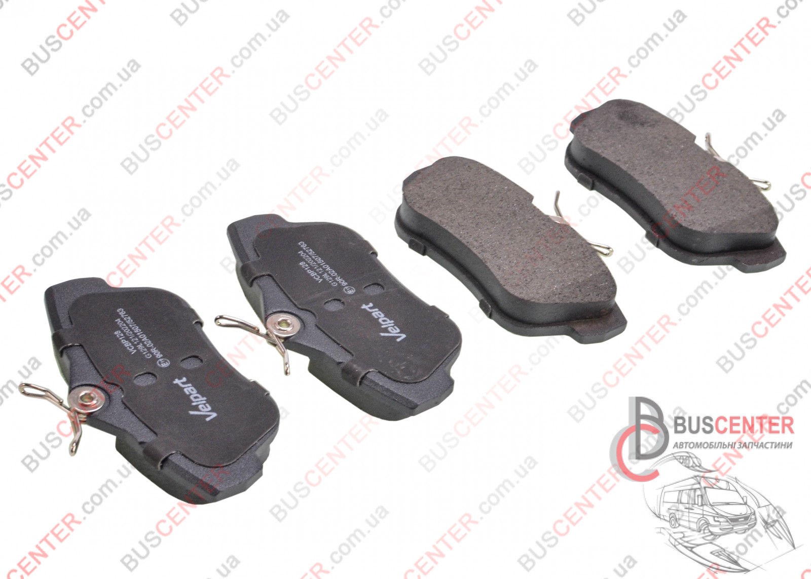 Фотография запчасти Тормозные колодки задние R16