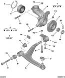 Рычаг передний левый "шаровая D18"