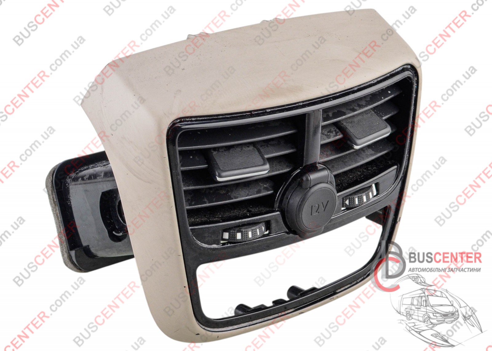 Фотографія запчастини Дефлектор салону центральний (сірий, задній)