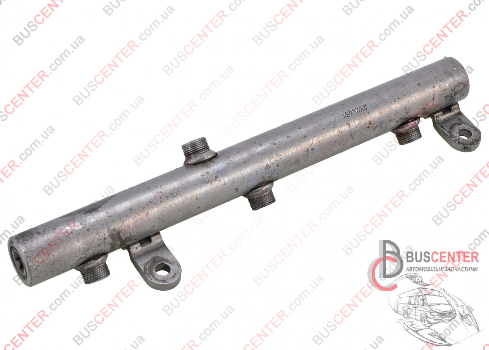 Фотографія запчастини Рампа форсунок - Common Rail (топливная рейка правая, на 3 топливные трубки под датчик, распределитель)
