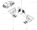 Детали салона (декоративная накладка динамика левой задней двери)