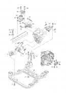 Кронштейн опоры двигателя справа