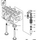Шайба толкателя клапана (упор впускного/ выпускного клапана, регулятор зазора клапана "1 шт")