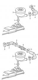  Патрубок вентиляції картерних газів