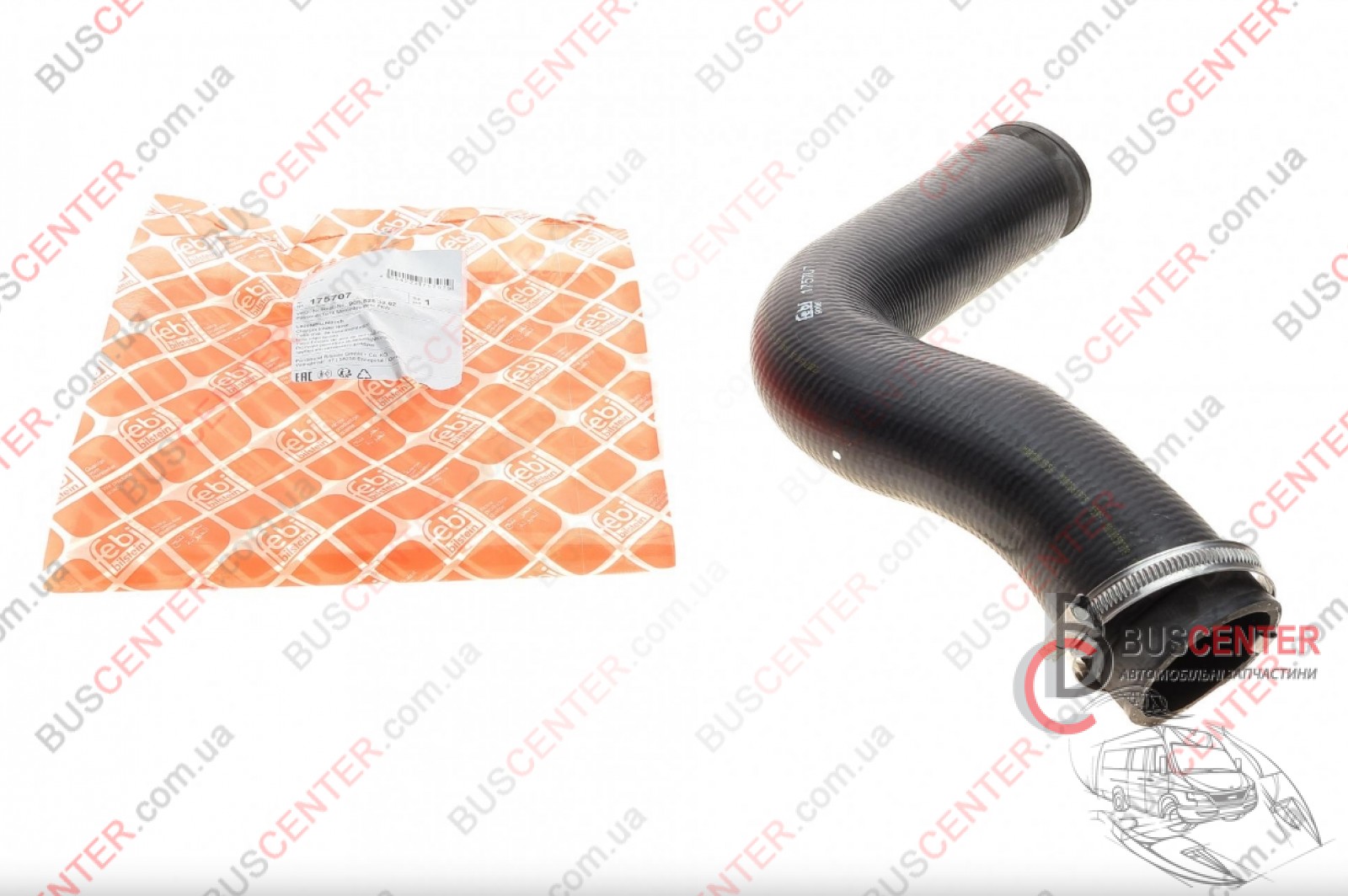 Фотографія запчастини Патрубок інтеркулера правий