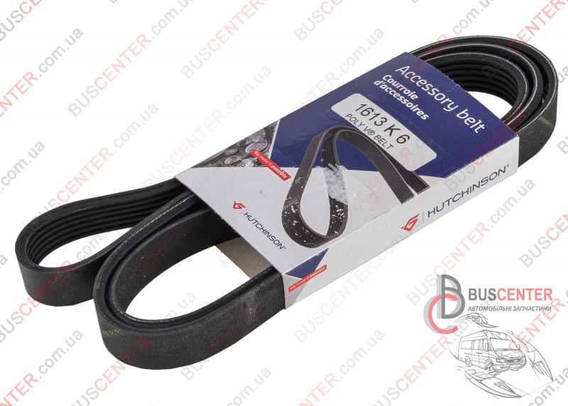 Фотографія запчастини  Ремінь струмковий 6 PK 1613