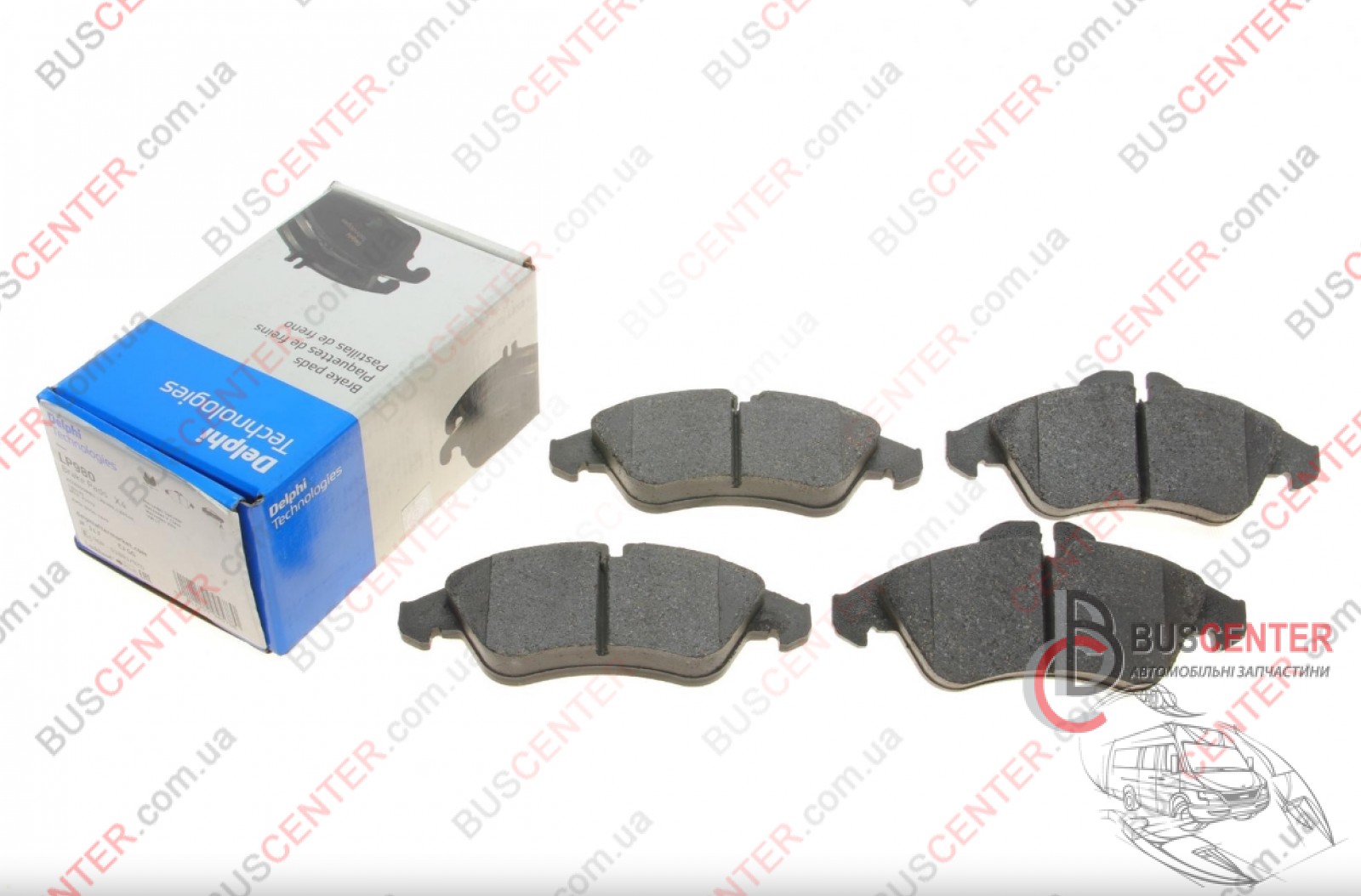 Фотография запчасти Тормозные колодки передние 208-316 (MB Sprinter (B901-904) 96-06 (Continental))