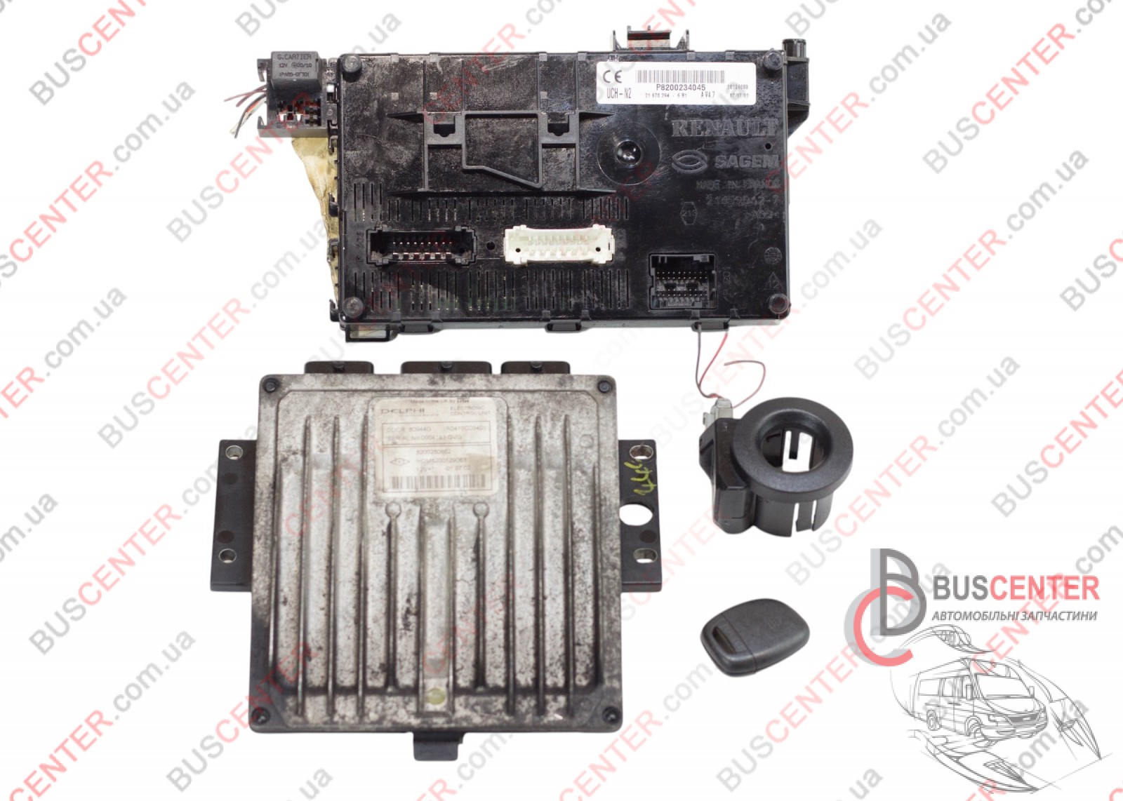 Фотография запчасти Электронный блок управления (ЭБУ) (комплект)