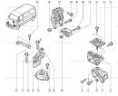 Подушка двигателя левая