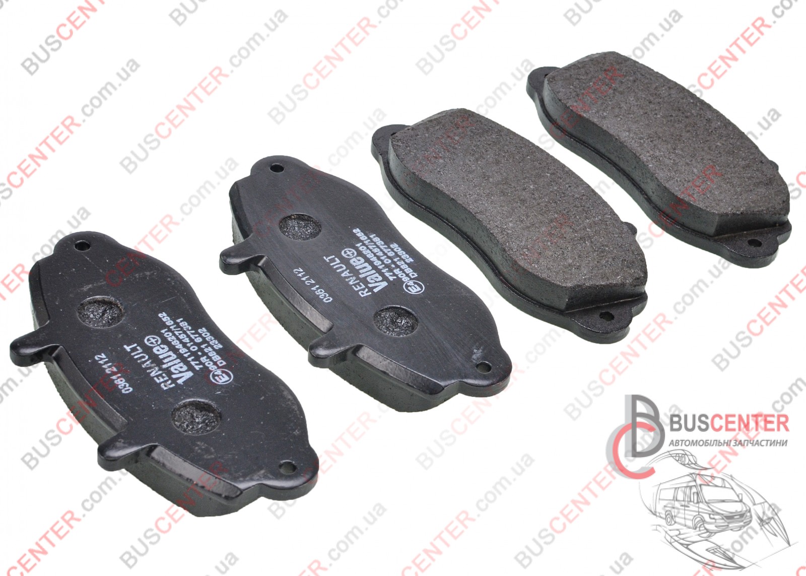 Фотография запчасти Тормозные колодки передние R-15