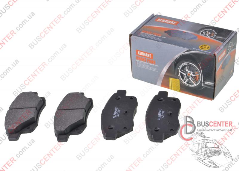 Фотография запчасти Тормозные колодки задние ("с ушами" дисковые тормоза)