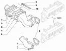 Фланец теплообменника EGR (корпус, плита)