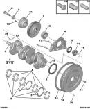 Шпонка коленвала 13X6-7