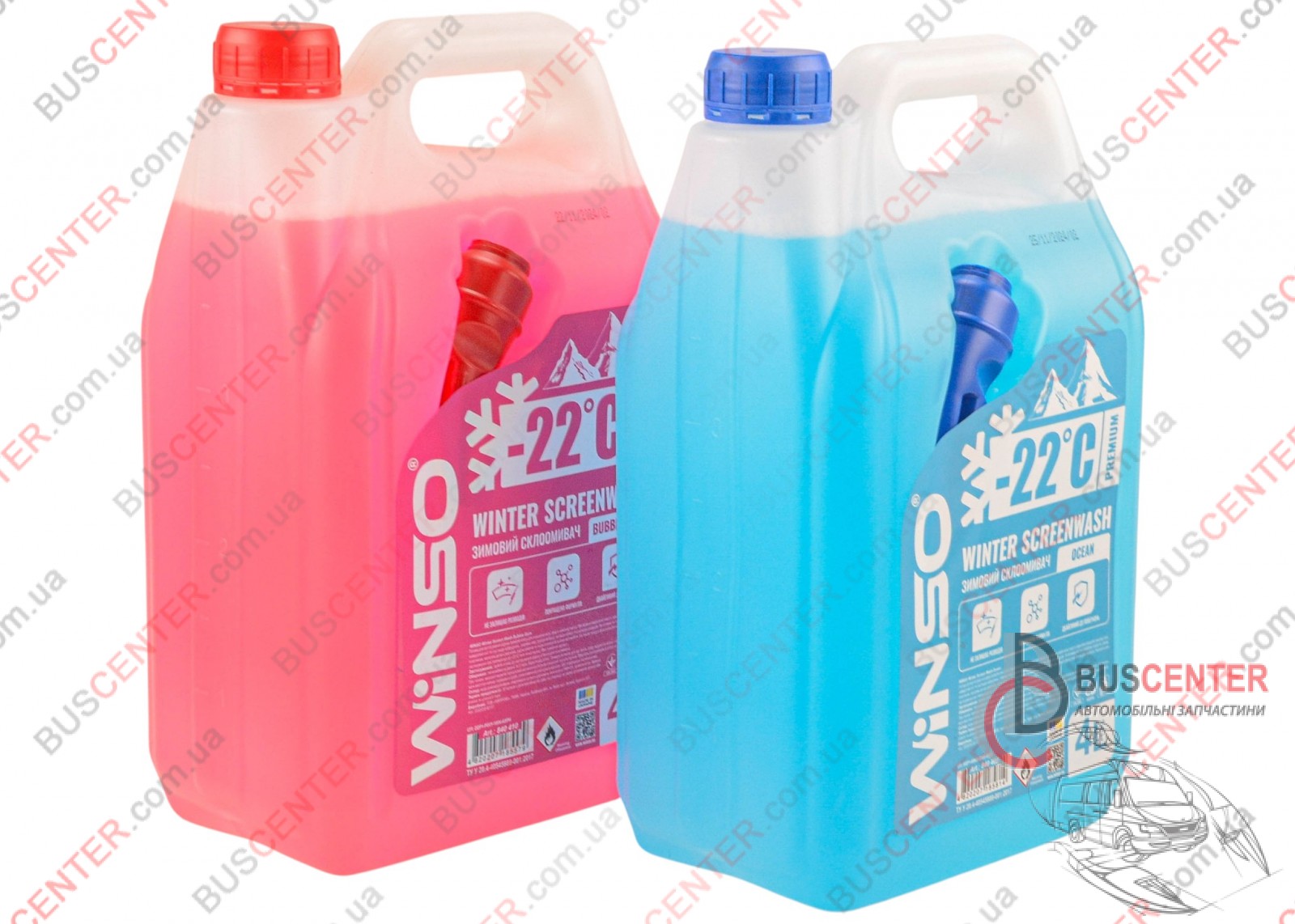 Фотография запчасти Жидкость стеклоомывателя 4L (зимняя/ - 22°)