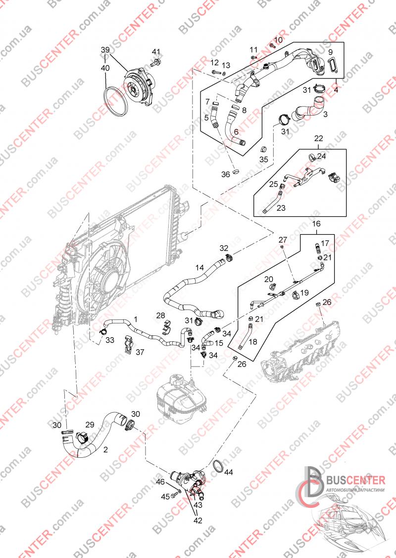 Фотографія запчастини  Патрубок інтеркулера ( Opel Astra/Vectra 1.9 CDTI)