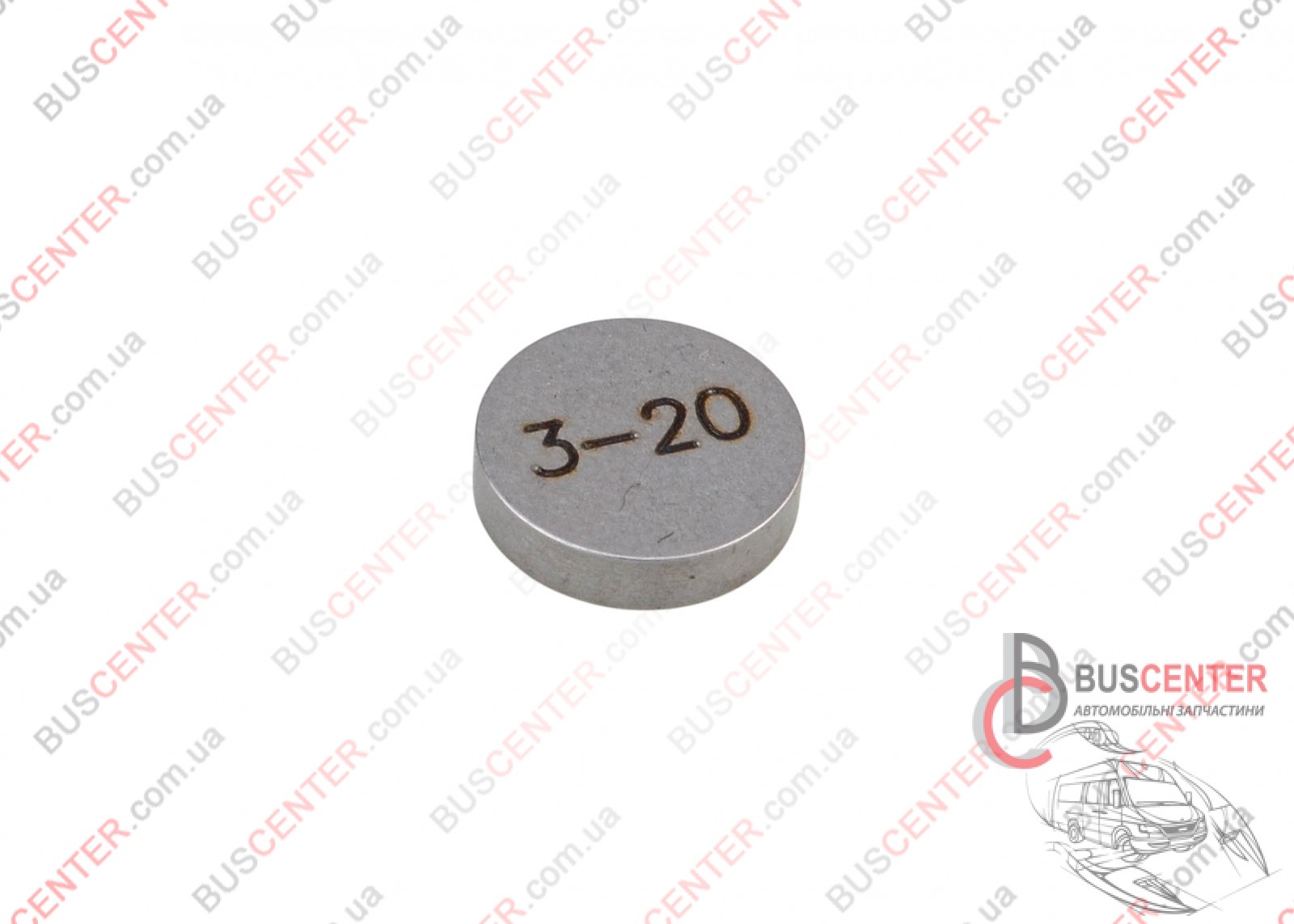 Фотография запчасти Регулировочная шайба толкателя клапана D13.42X3.2 (шайба зазора - 1 шт)