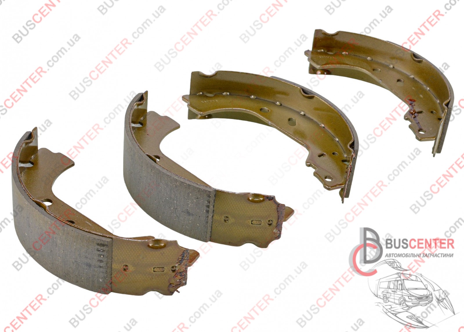 Фотографія запчастини Тормозные колодки задние R-14/15 (барабанные тормоза)
