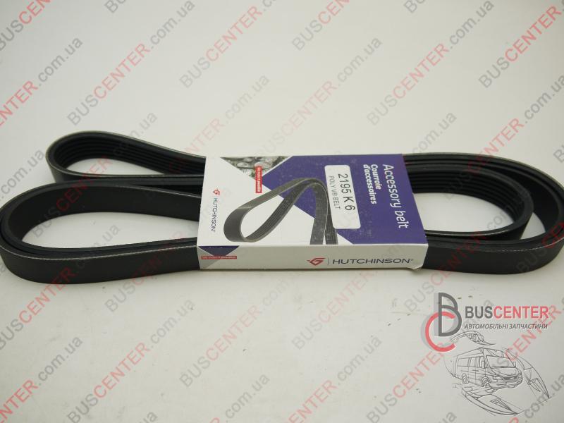 Фотографія запчастини  Ремінь струмковий 6 PK 2195 ( без AC)