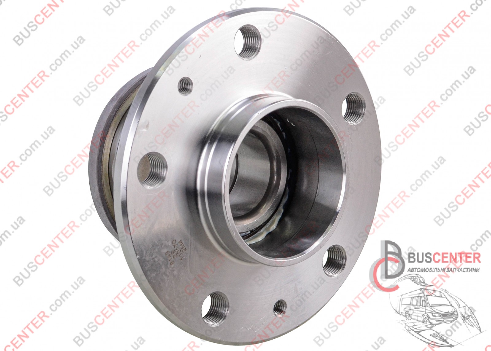 Фотография запчасти Ступица колеса задняя с подшипником R16 (цапфа, подшипник ступицы колеса)