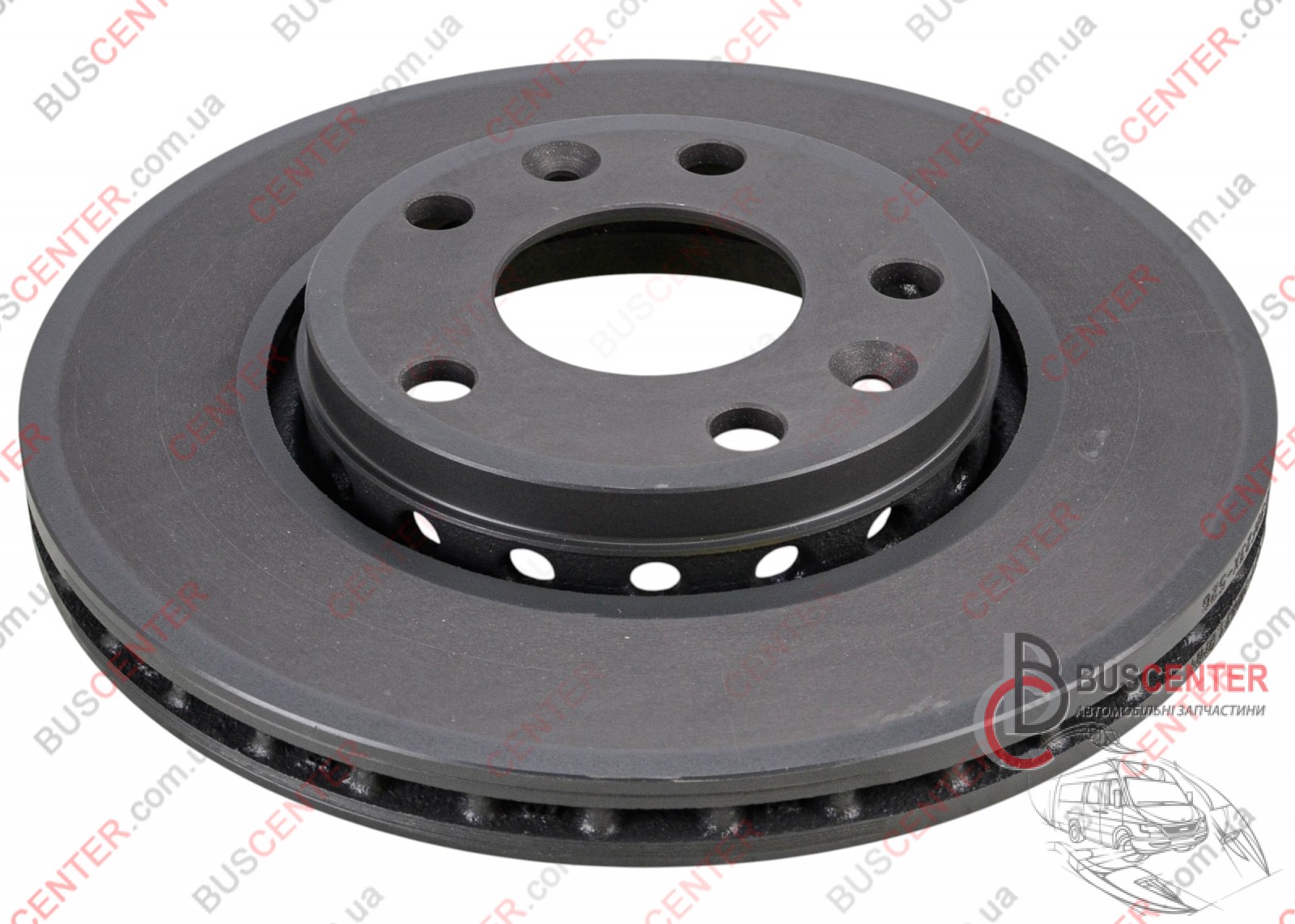 Фотография запчасти Тормозной диск передний вентилируемый (комплект - 2 шт)