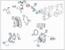 Вентиляционная трубка расширительного бачка (OM642, патрубок)