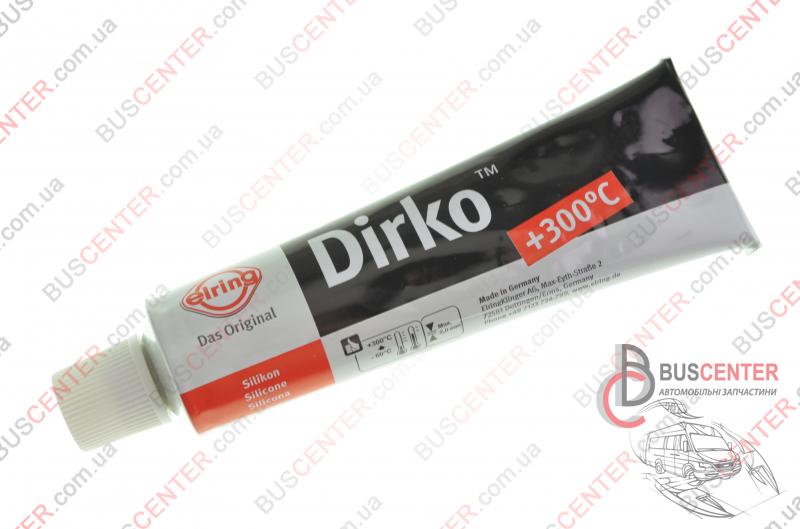 Герметик 70 ml (силикон "черный" Dirko "-60°C +300°C")