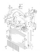 Трубка кондиционера (шланг/ патрубок от радиатора к компрессору)