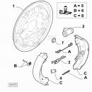  Гальмівні колодки задні ( барабанні гальма)