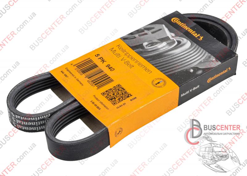 Фотографія запчастини  Ремінь струмковий 5 PK 940