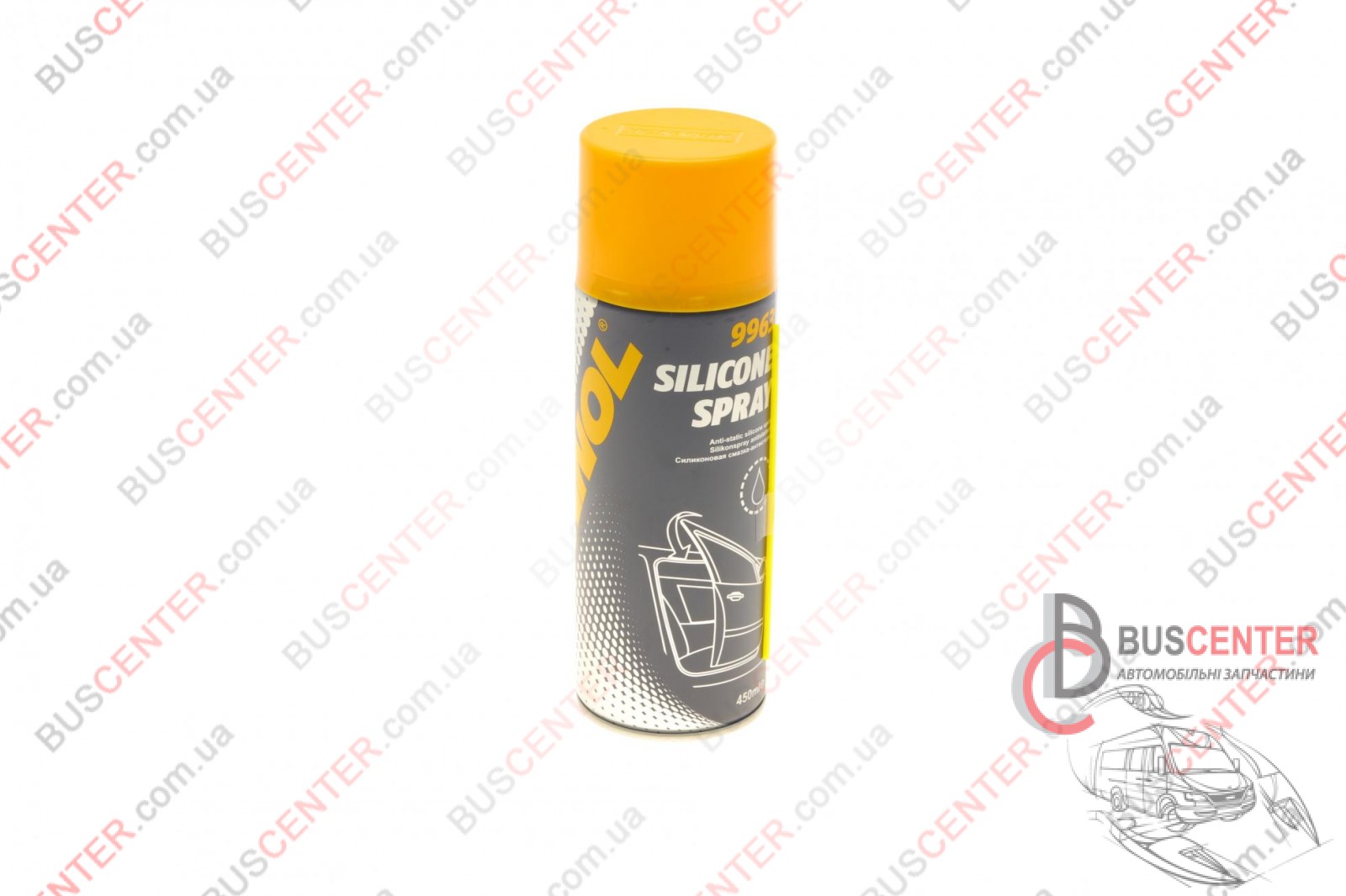 Смазка силиконовая 9963 (MANNOL Silicone Spray 450 мл)