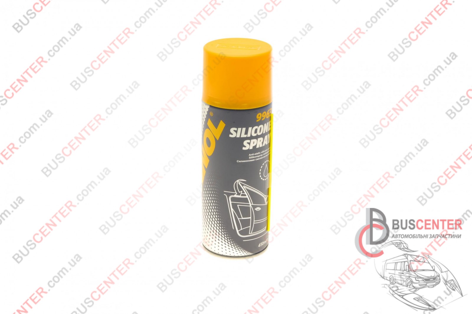 Фотографія запчастини  Мастило силіконове 9963 ( MANNOL Silicone Spray 450 мл)