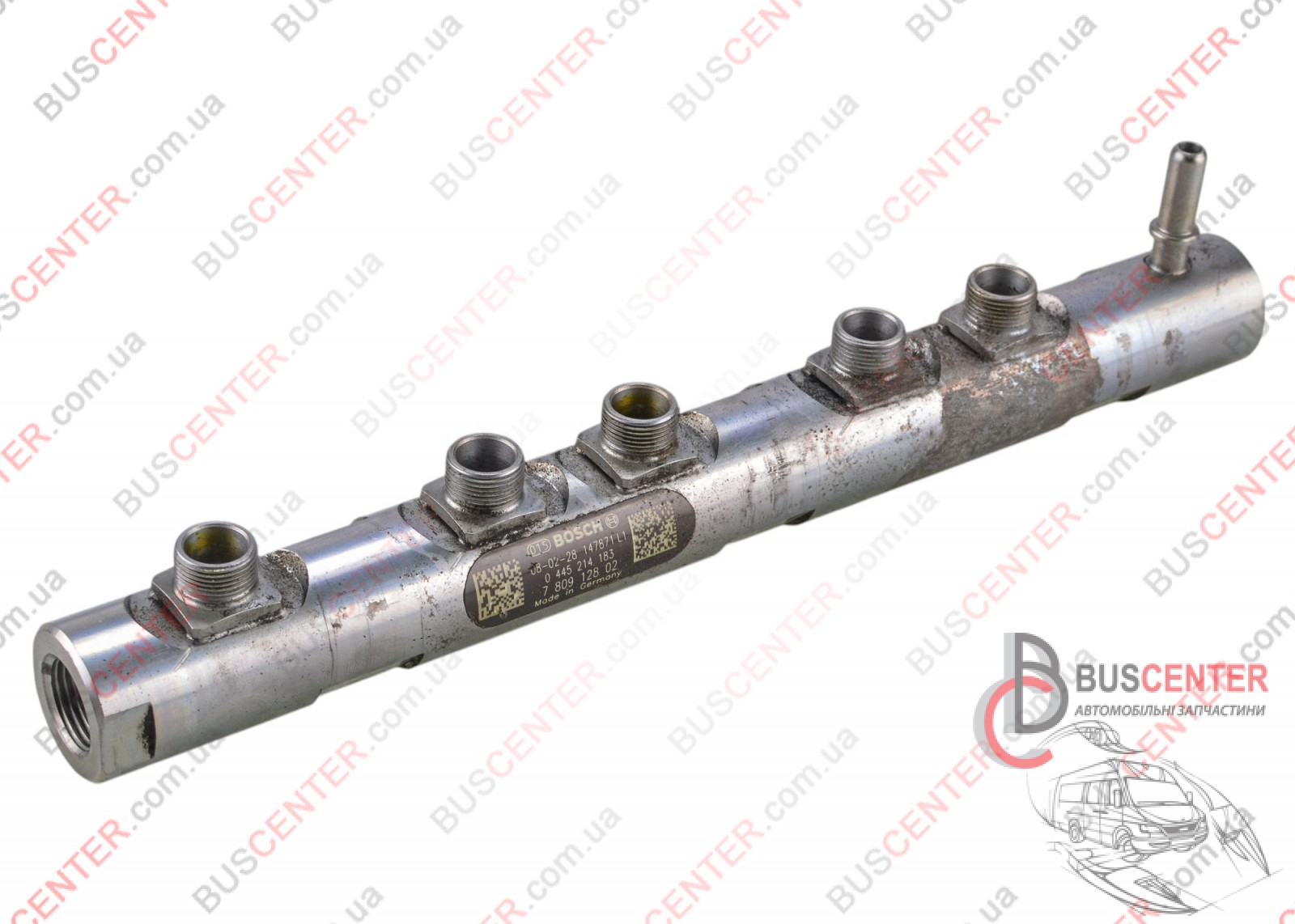 Фотографія запчастини Рампа форсунок - Common Rail (паливна рейка, розподільник)