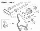 Комплект для замены ГРМ 16V (16 клапанов)