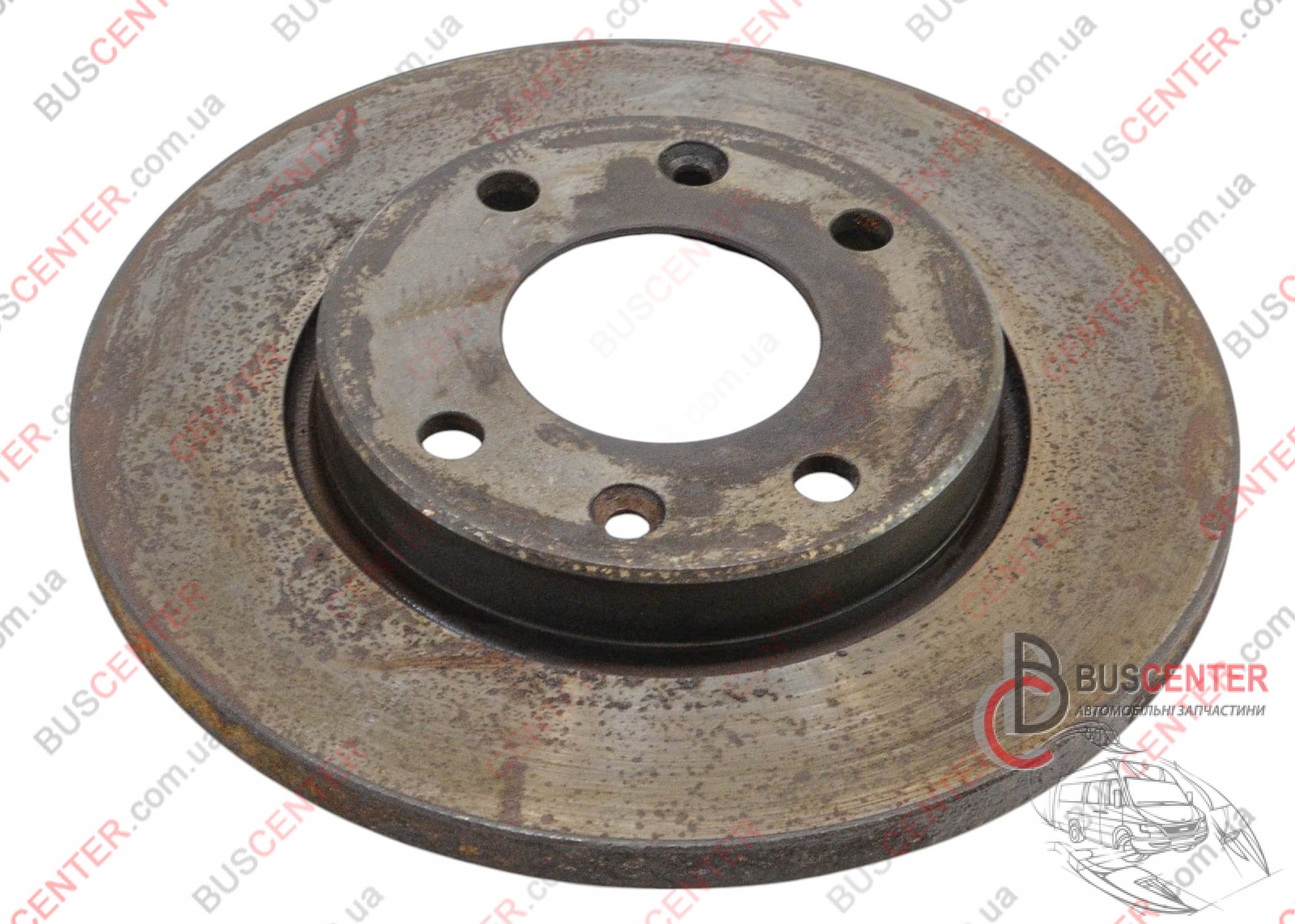 Фотографія запчастини Гальмівний диск передній не вентильований