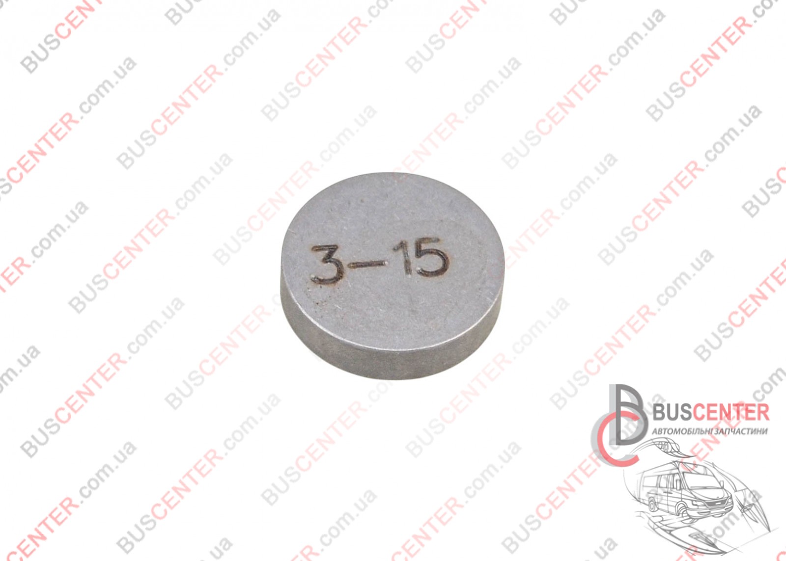 Фотография запчасти Регулировочная шайба толкателя клапана D13.42X3.15 (шайба зазора - 1 шт)