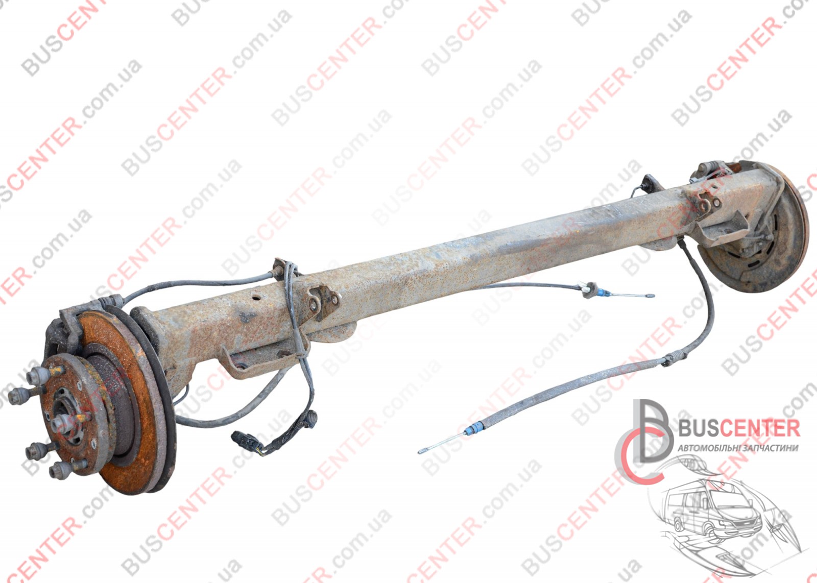 Фотографія запчастини Балка задней подвески R15 с ABS (комплектная) (в сборе с дисками, суппортами, ABS)