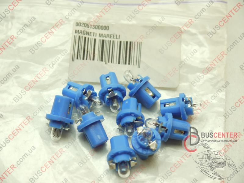 Фотография запчасти Лампочка 12V 1.2W (BX8.5d Blue (в щиток приборов)