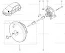 Вакуумный усилитель тормозов (хетчбек)