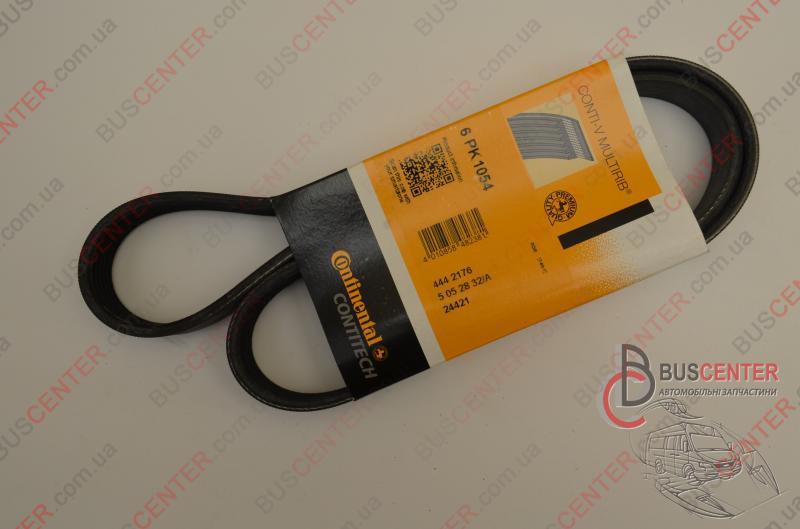 Фотографія запчастини  Ремінь струмковий 6 PK 1054