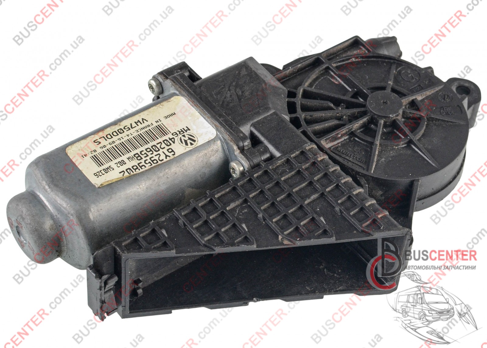 Фотографія запчастини Моторчик стеклоподъемника передней левой двери (без блока управления)