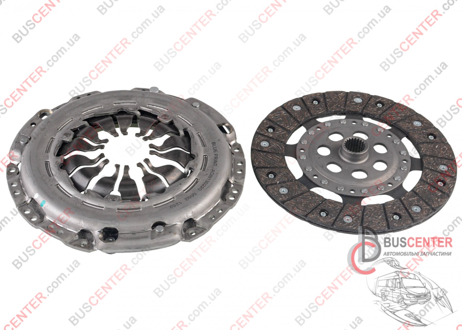 Фотография запчасти Сцепление комплект/ маховик демпферный