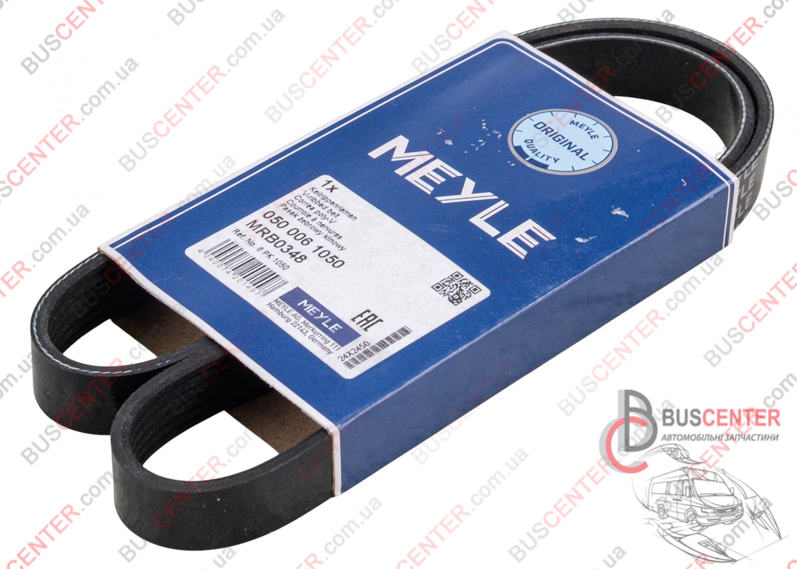 Фотографія запчастини  Ремінь струмковий 6 PK 1050