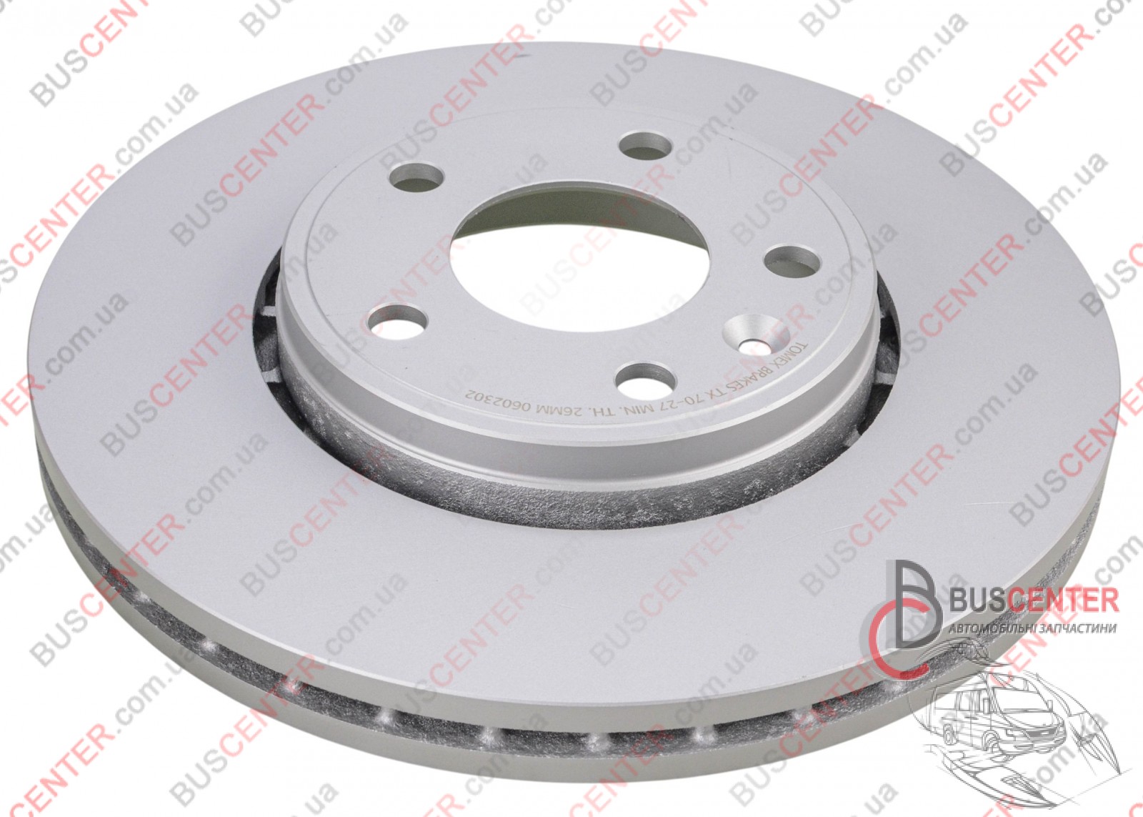 Фотография запчасти Тормозной диск вентилируемый передний